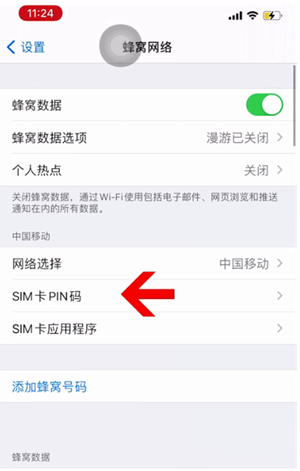 五莲苹果14维修网分享如何给iPhone14的SIM卡设置密码 