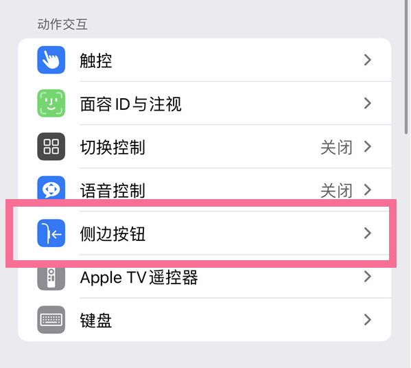 五莲苹果14维修店分享iPhone14 Plus侧键双击下载功能关闭方法 